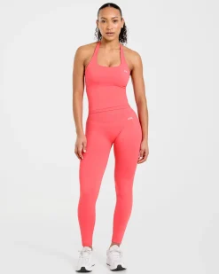 Enhance Seamless Halterneck Top