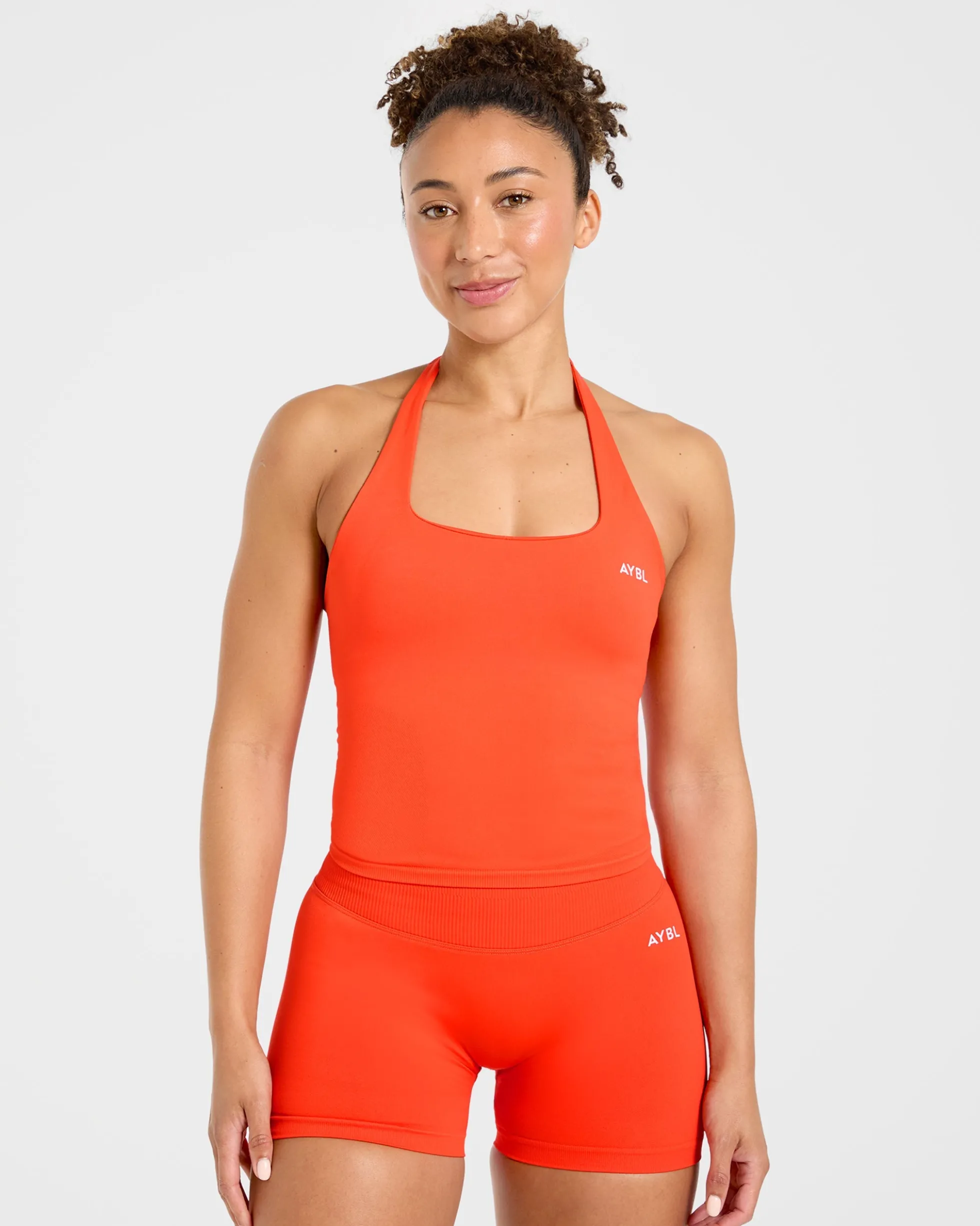 Enhance Seamless Halterneck Top