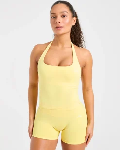 Enhance Seamless Halterneck Top