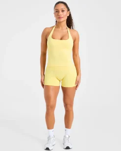 Enhance Seamless Halterneck Top
