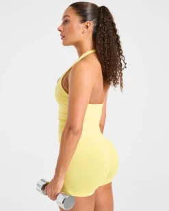 Enhance Seamless Halterneck Top