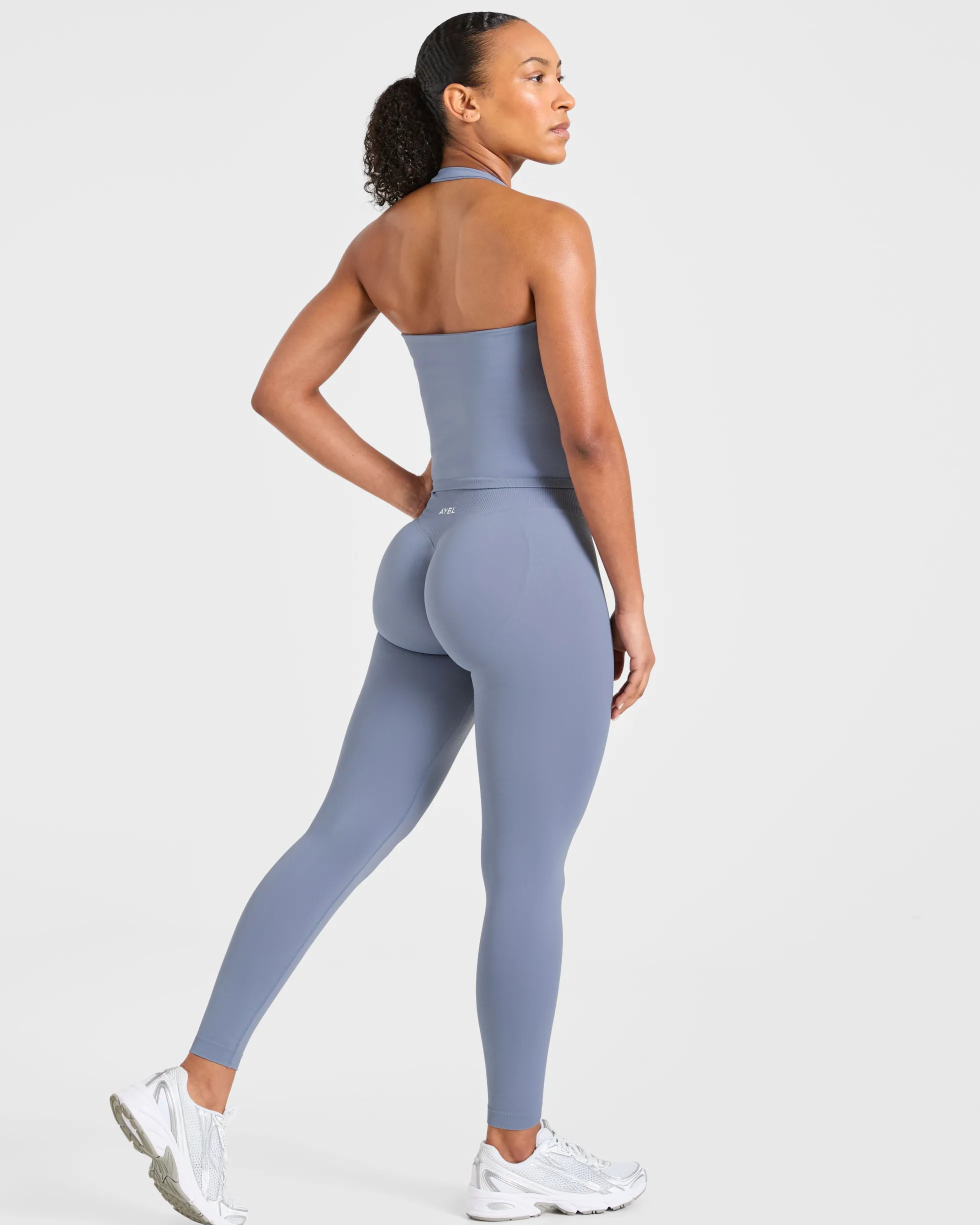 Enhance Seamless Halterneck Top