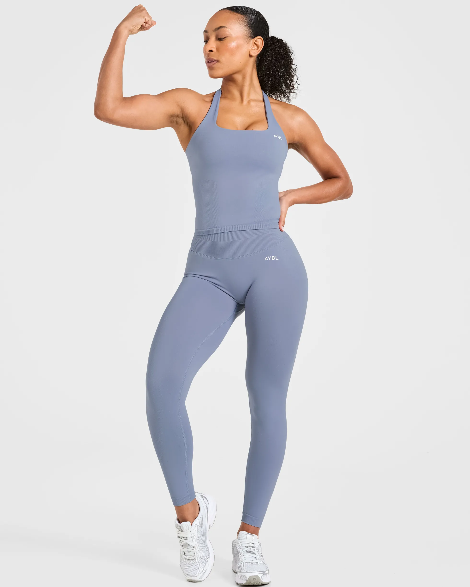 Enhance Seamless Halterneck Top
