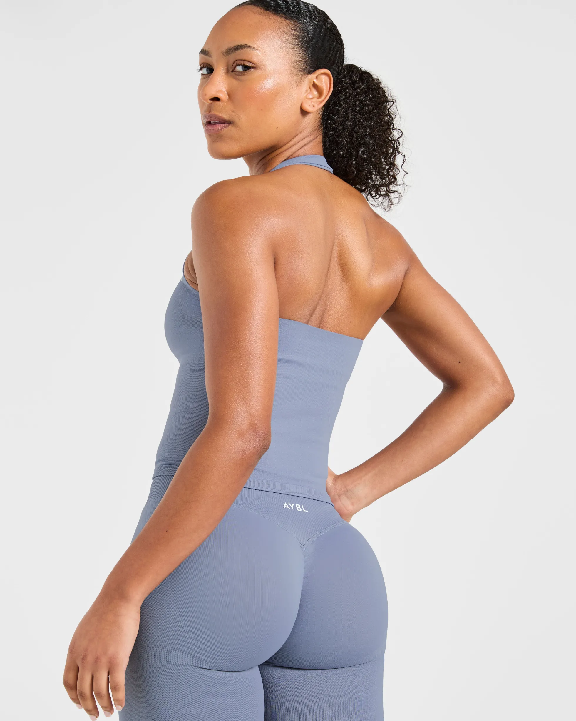 Enhance Seamless Halterneck Top