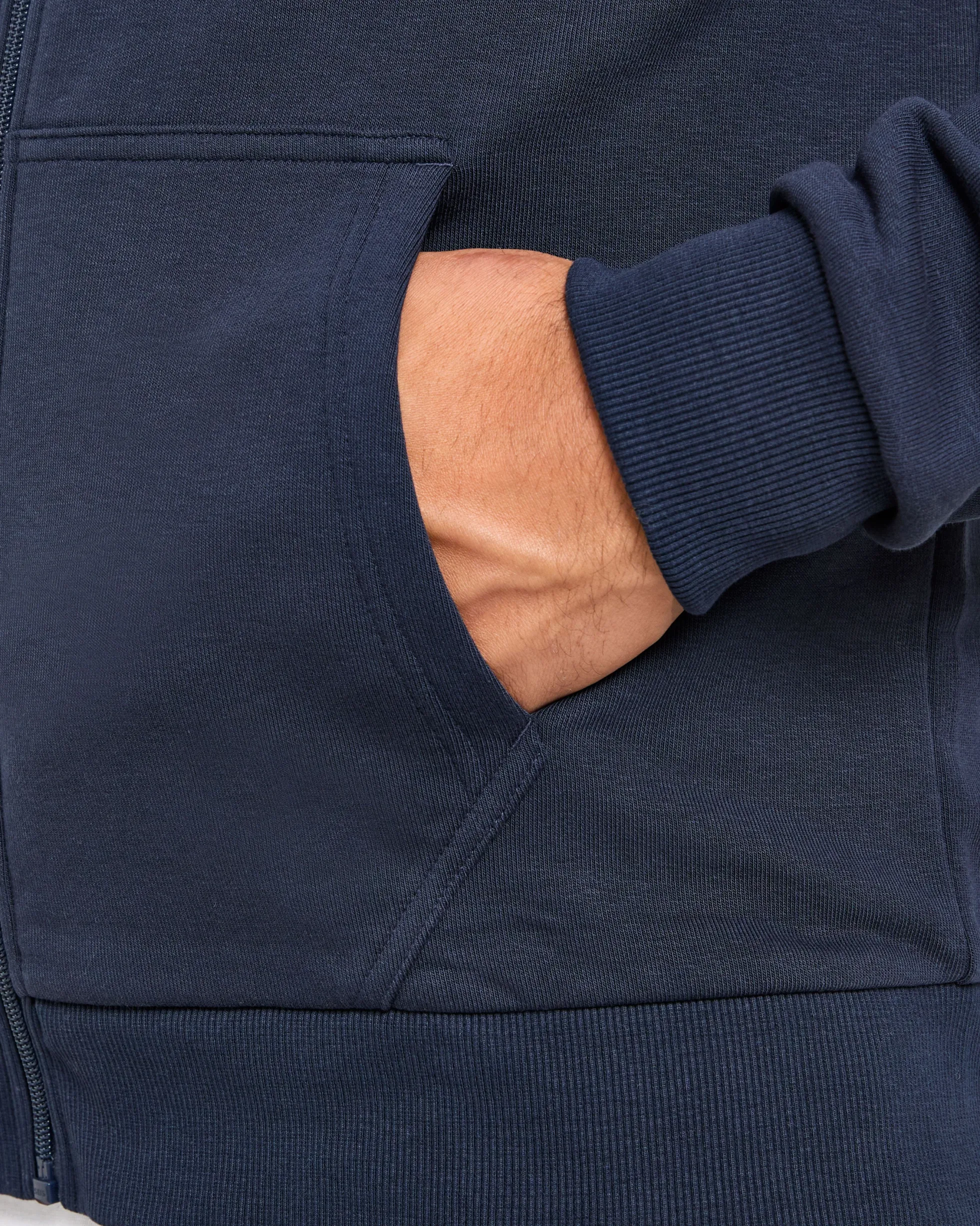 Essential Lightweight Zip Up Hoodie