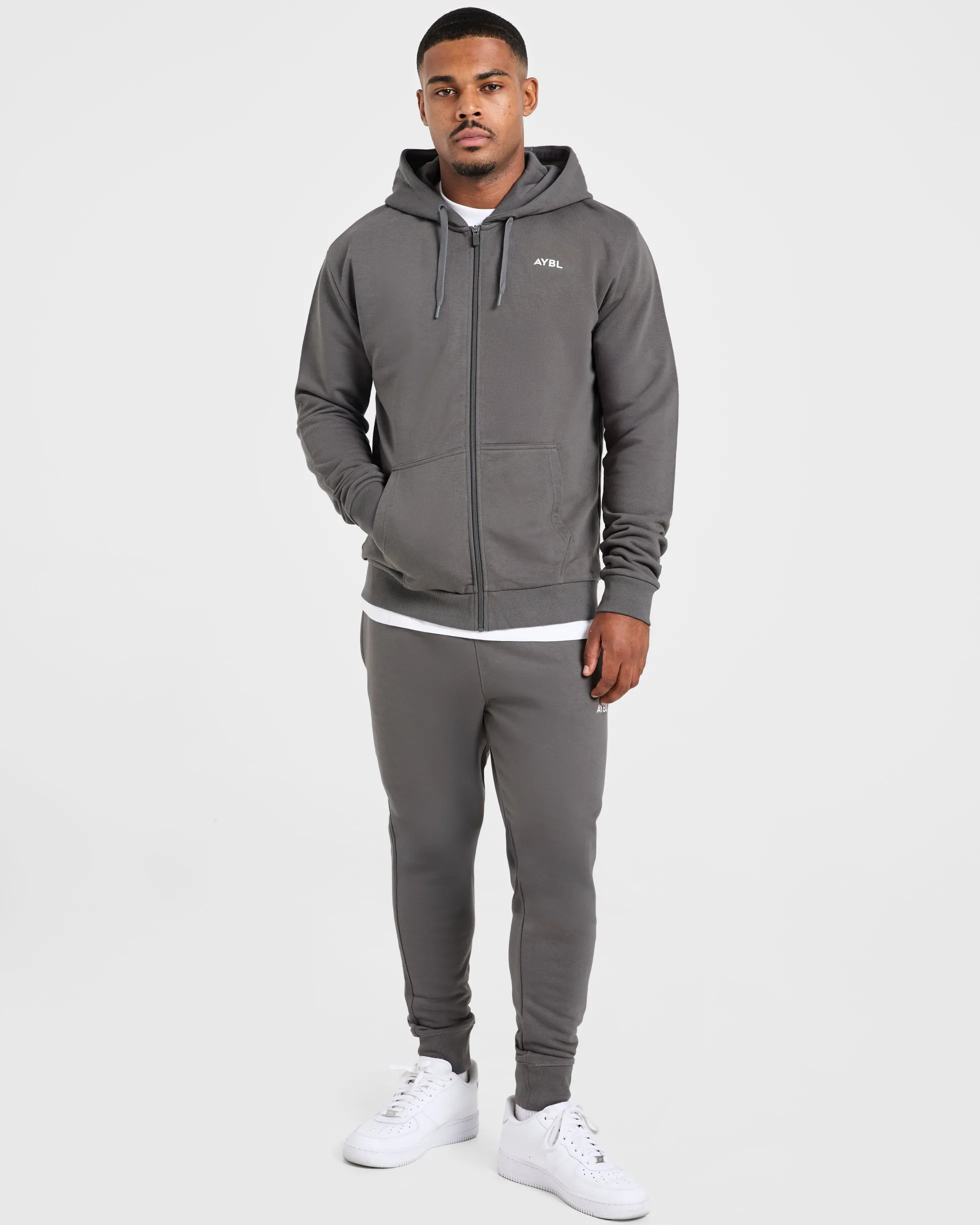 Essential Lightweight Zip Up Hoodie
