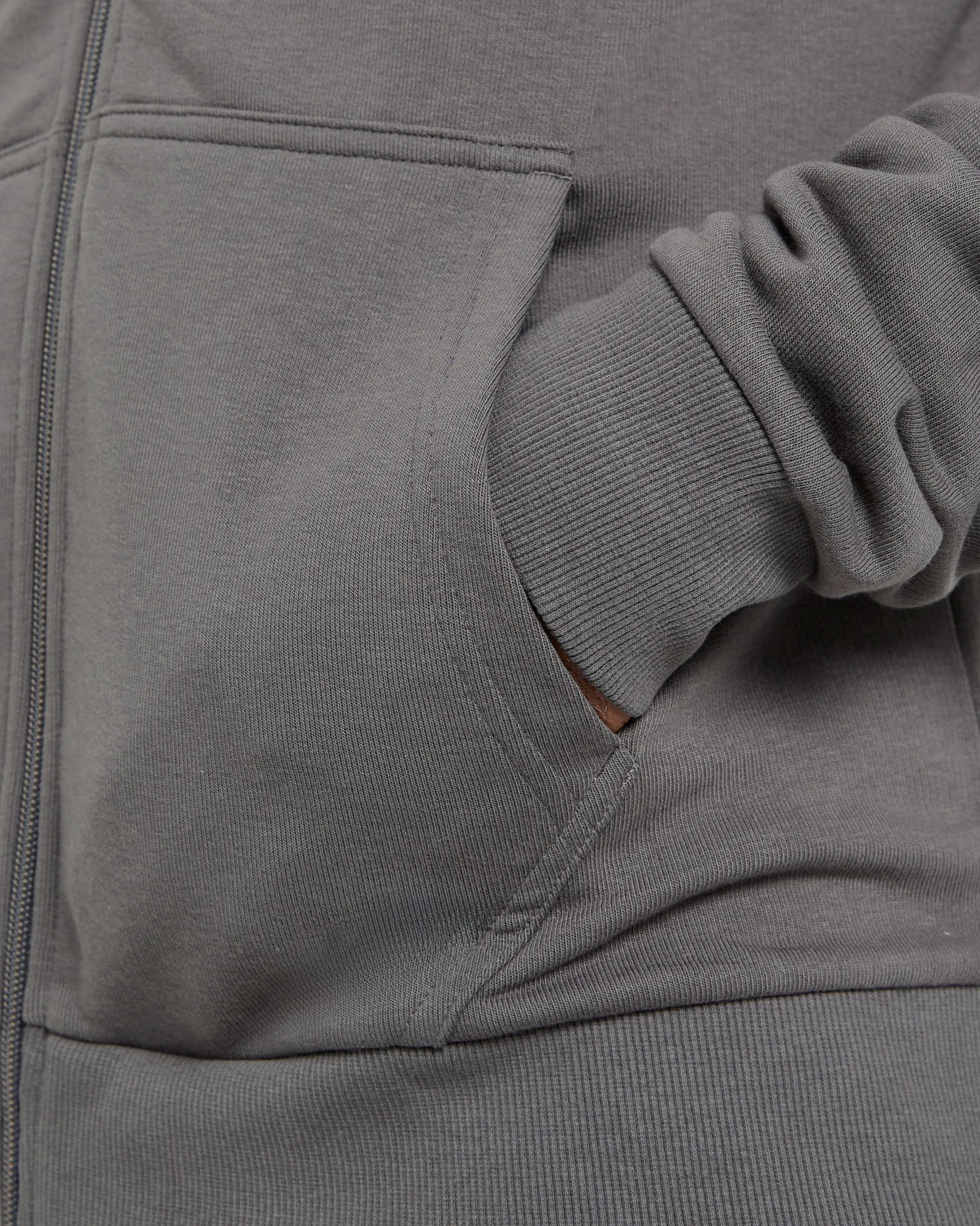 Essential Lightweight Zip Up Hoodie