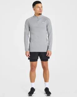 Essential Seamless 1/4 Zip Pullover