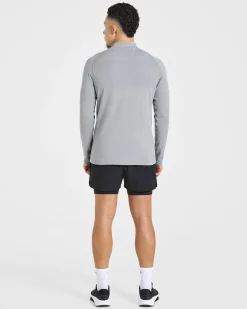 Essential Seamless 1/4 Zip Pullover
