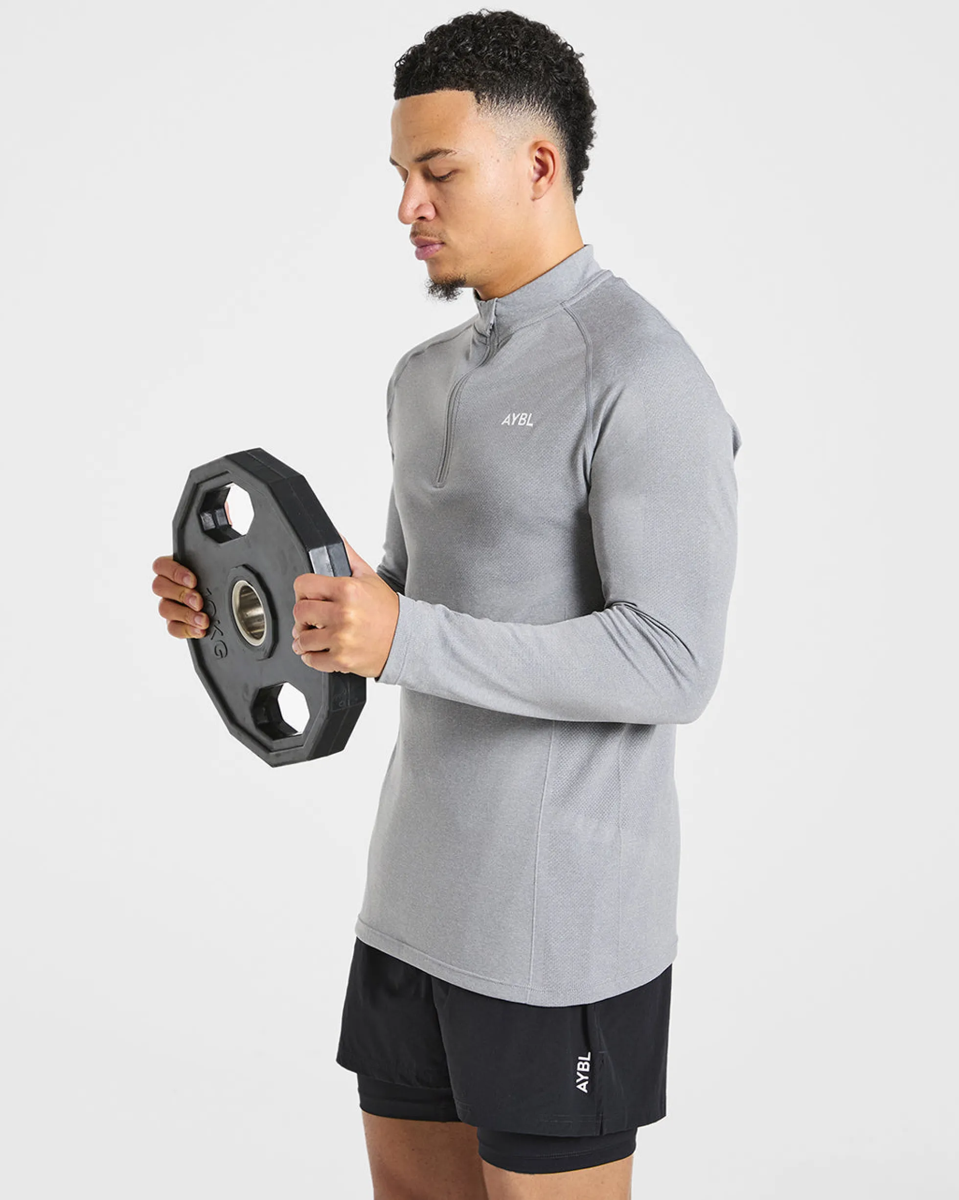 Essential Seamless 1/4 Zip Pullover