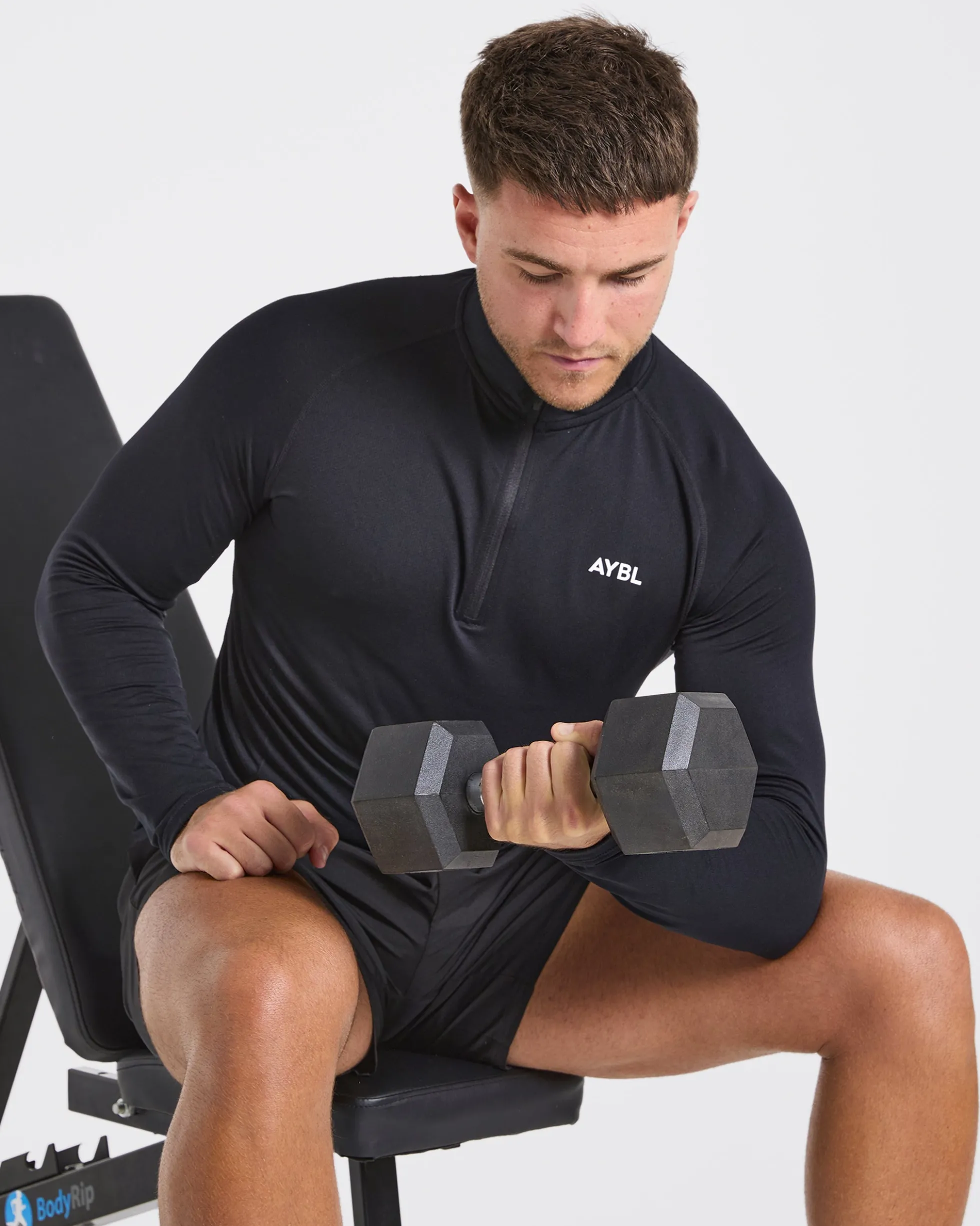 Essential Seamless 1/4 Zip Pullover