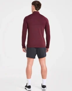 Essential Seamless 1/4 Zip Pullover