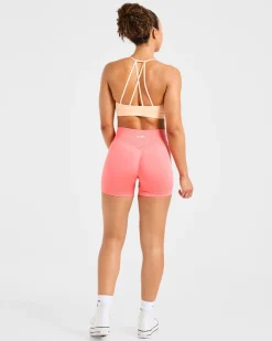 Essential V Neck Strappy Sports Bra