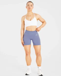 Essential V Neck Strappy Sports Bra