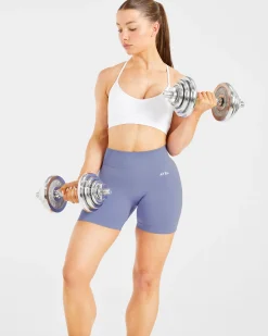 Essential V Neck Strappy Sports Bra