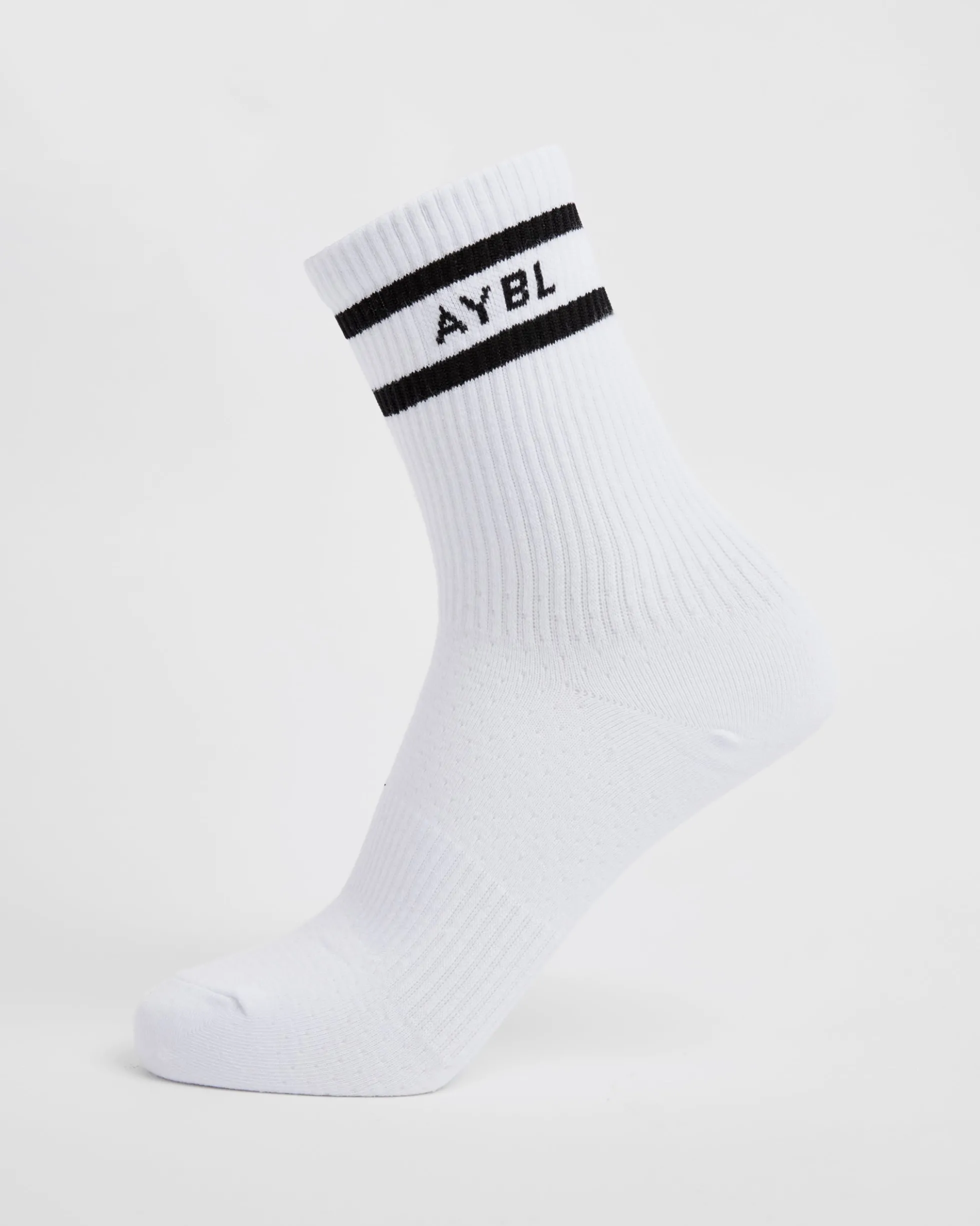 Everyday Double Stripe Crew Socks (3 Pack)