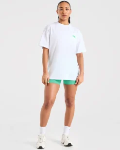 Focused Wavy Oversized T Shirt