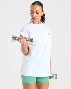 Focused Wavy Oversized T Shirt