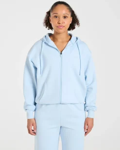 Lifestyle Oversized Zip Up Hoodie