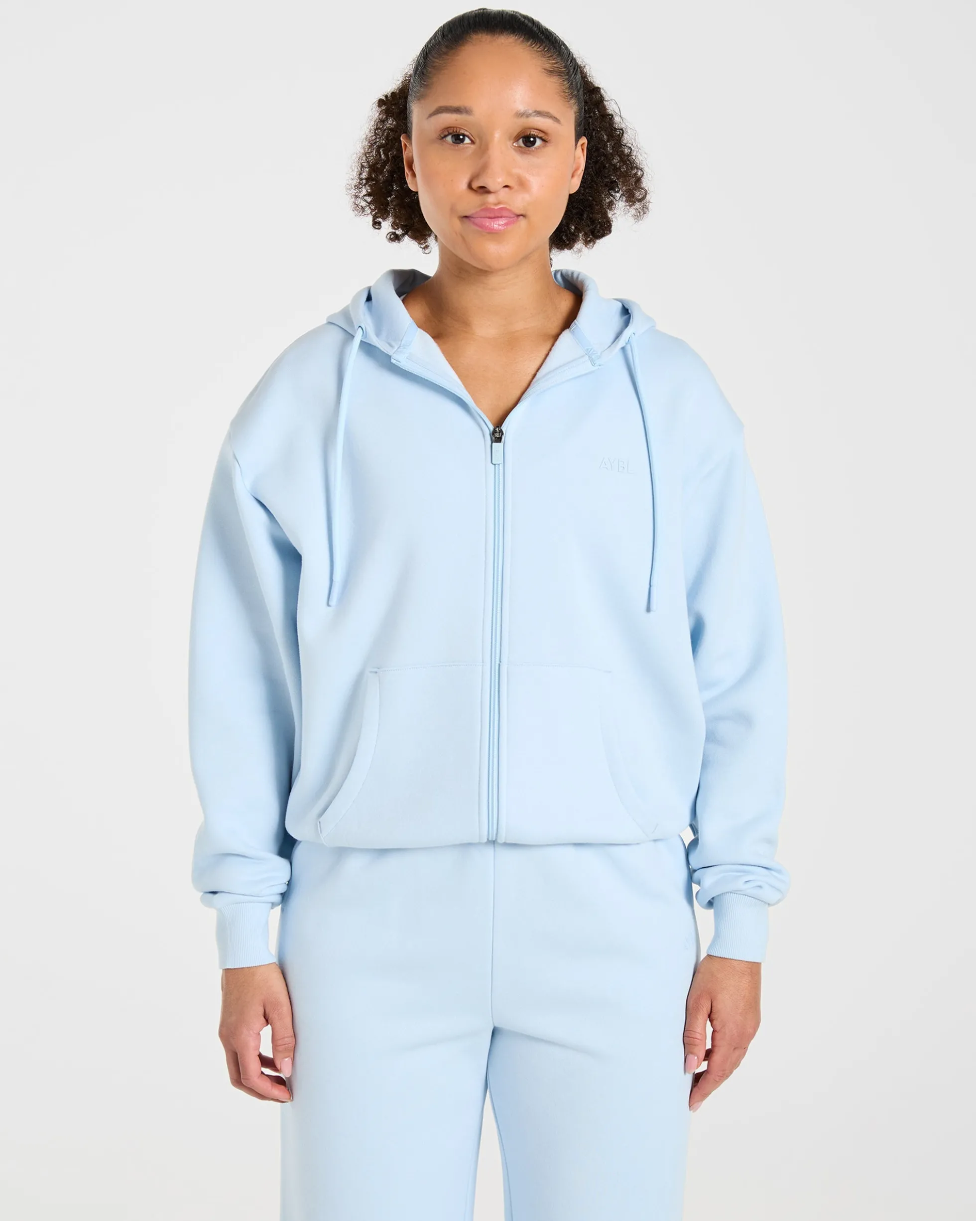 Lifestyle Oversized Zip Up Hoodie