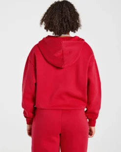 Lifestyle Oversized Zip Up Hoodie