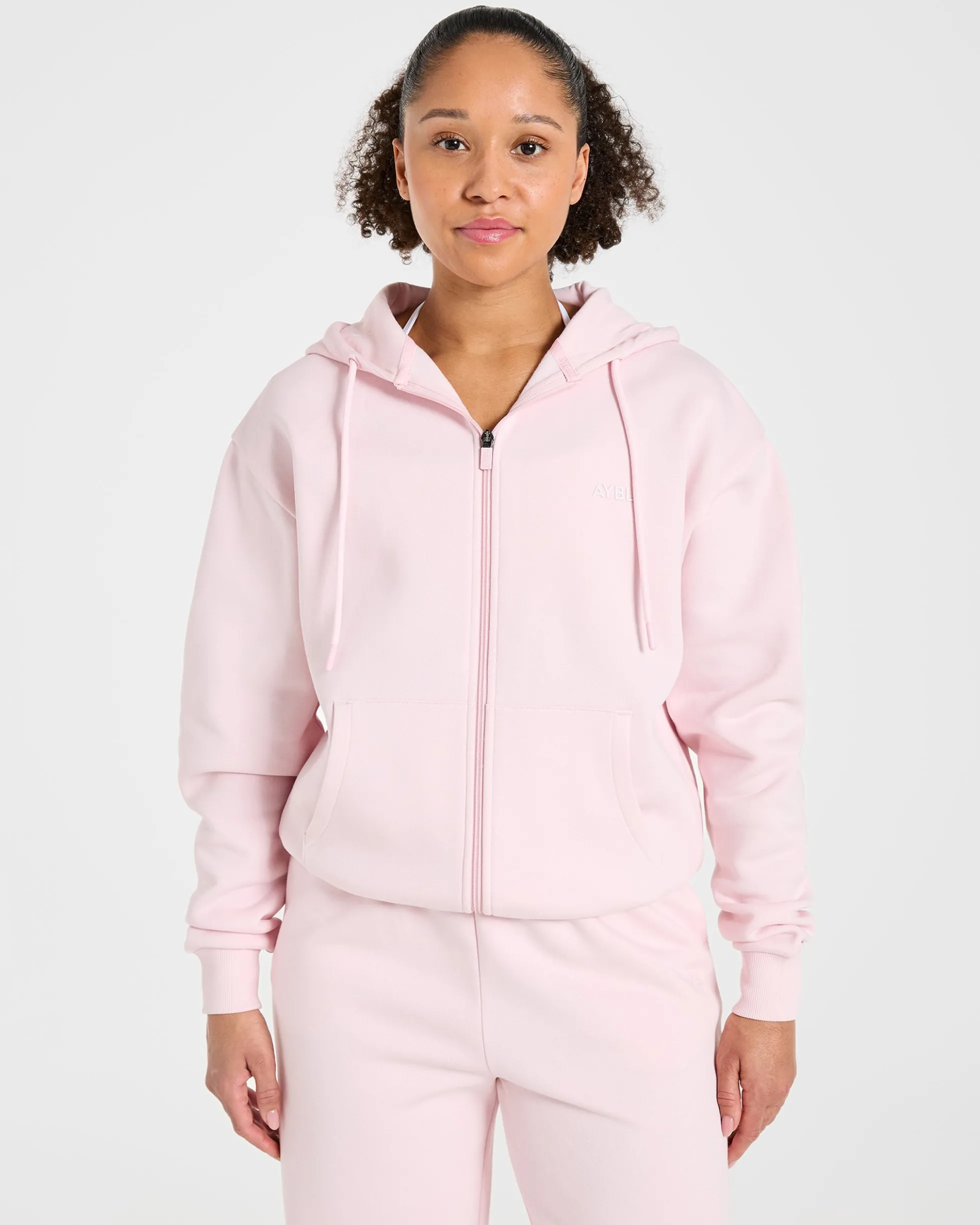 Lifestyle Oversized Zip Up Hoodie
