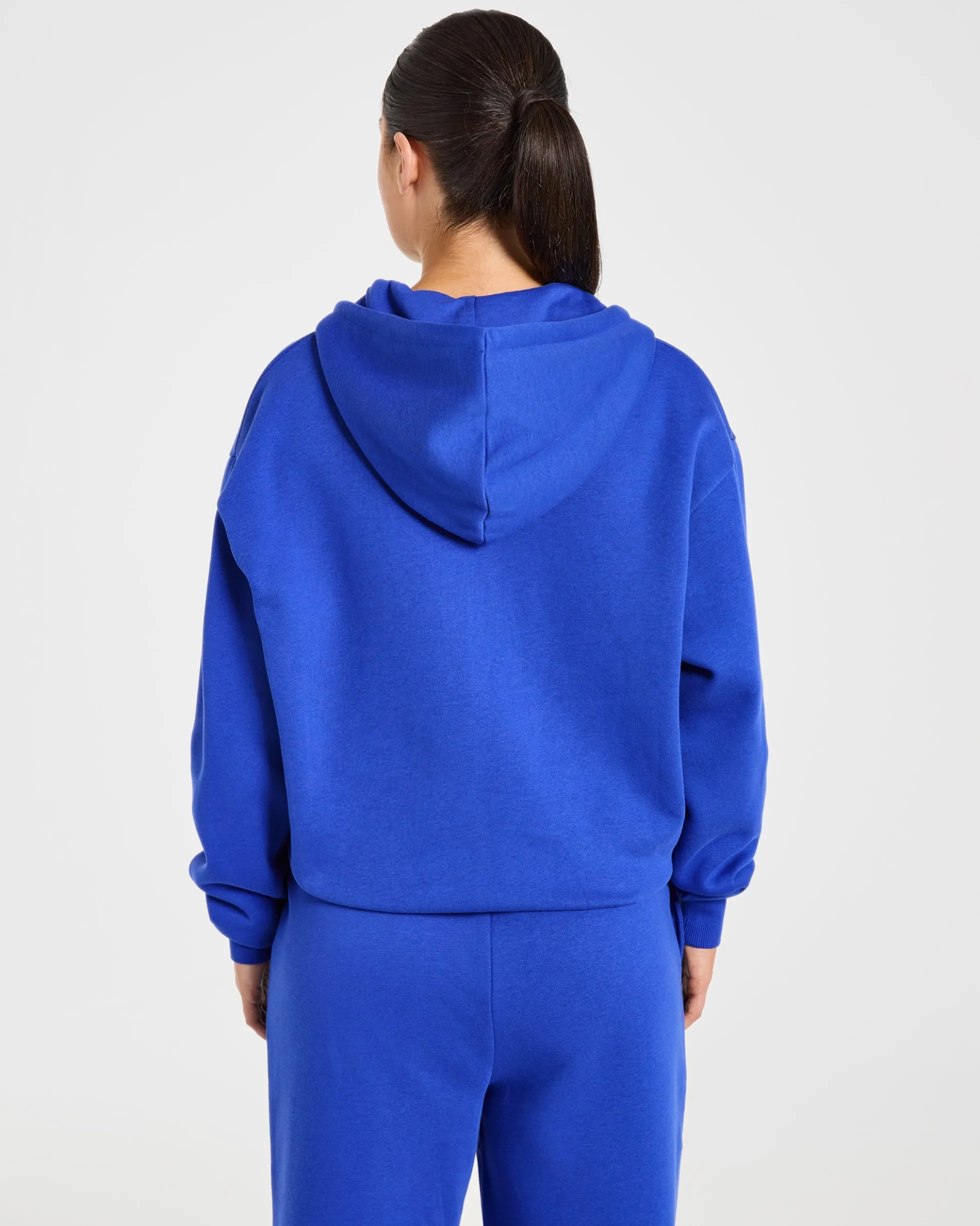 Lifestyle Oversized Zip Up Hoodie