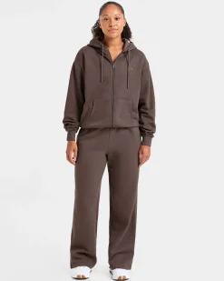 Lifestyle Oversized Zip Up Hoodie