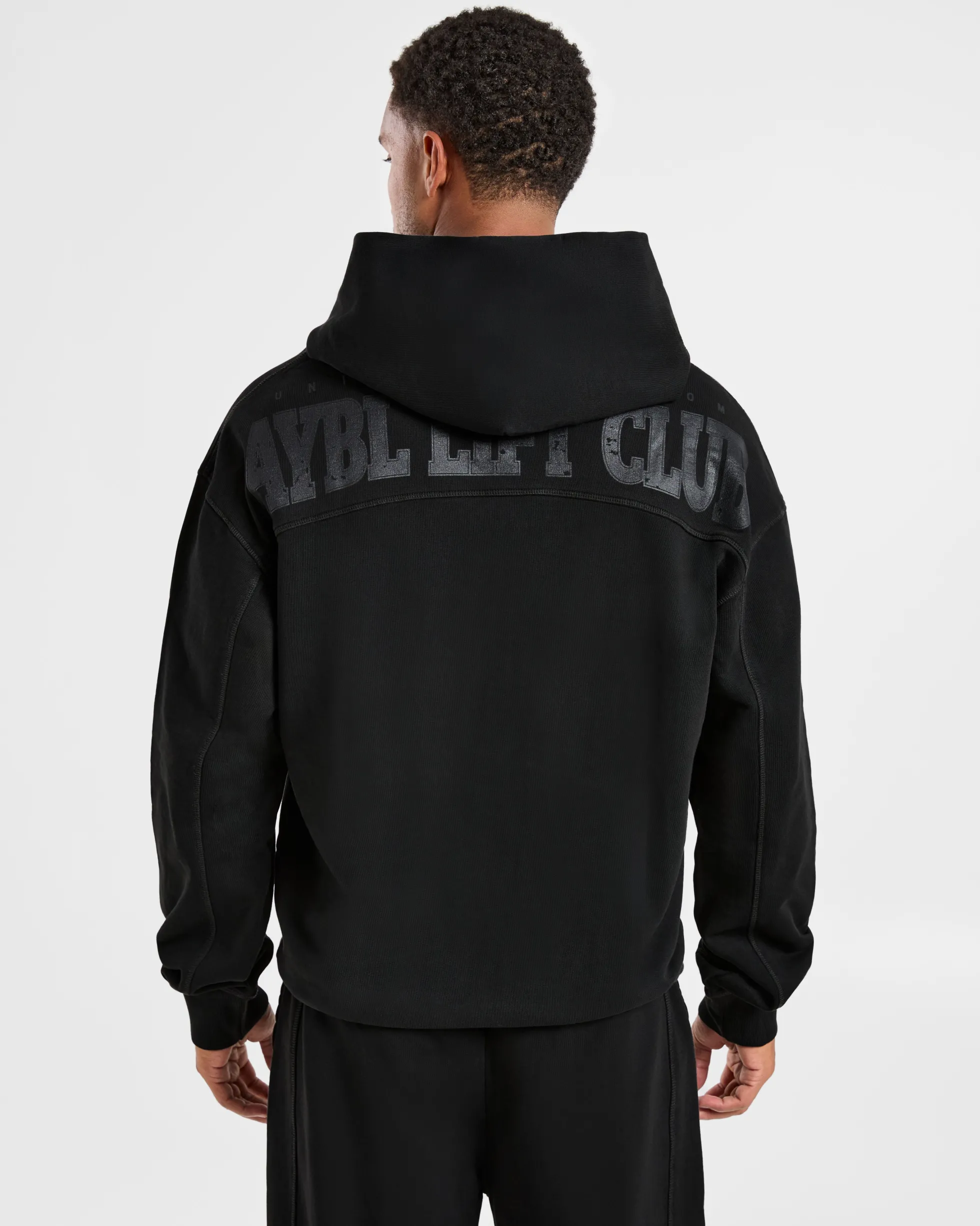 Lift Club Distressed Hoodie