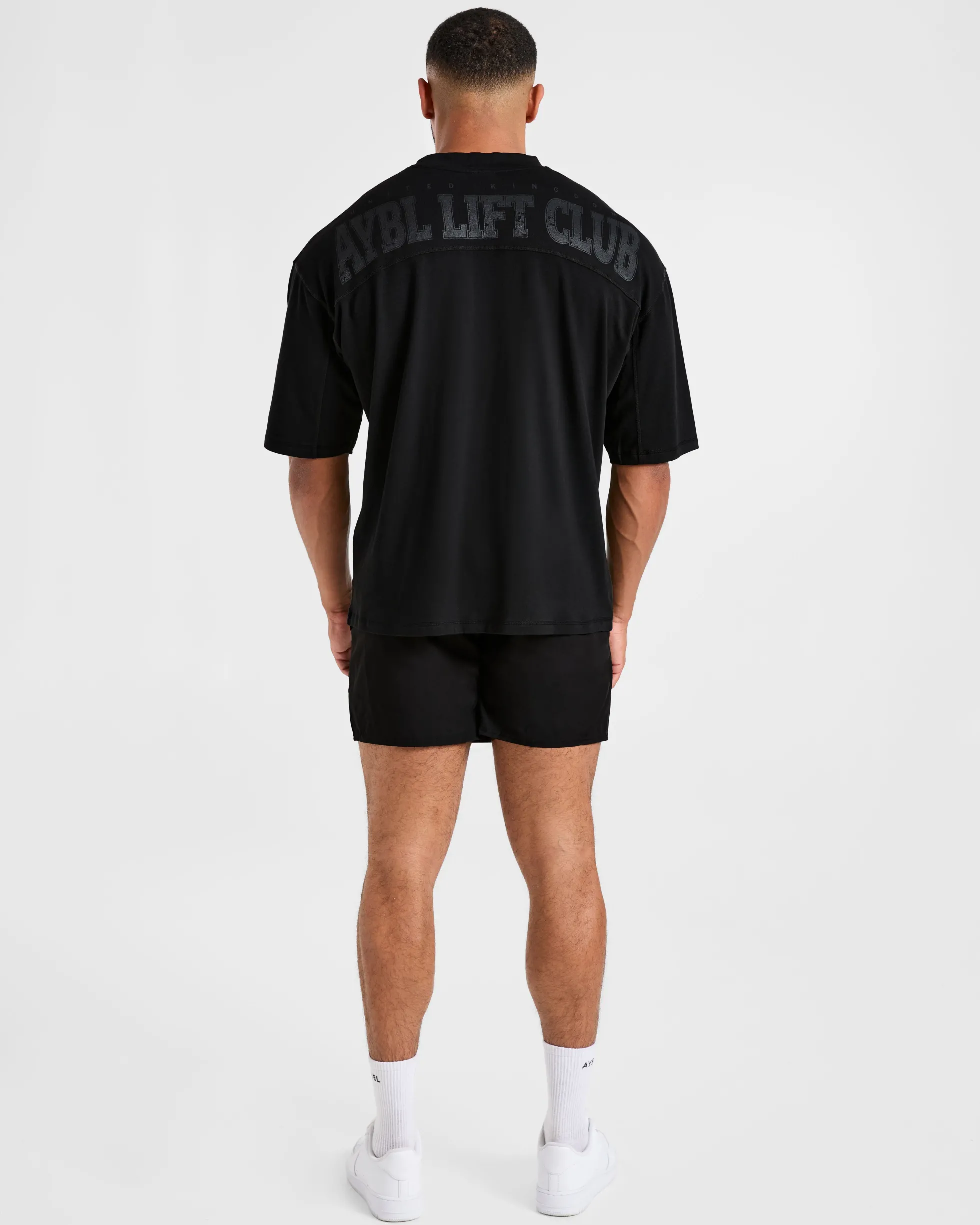 Lift Club Distressed Oversized T Shirt