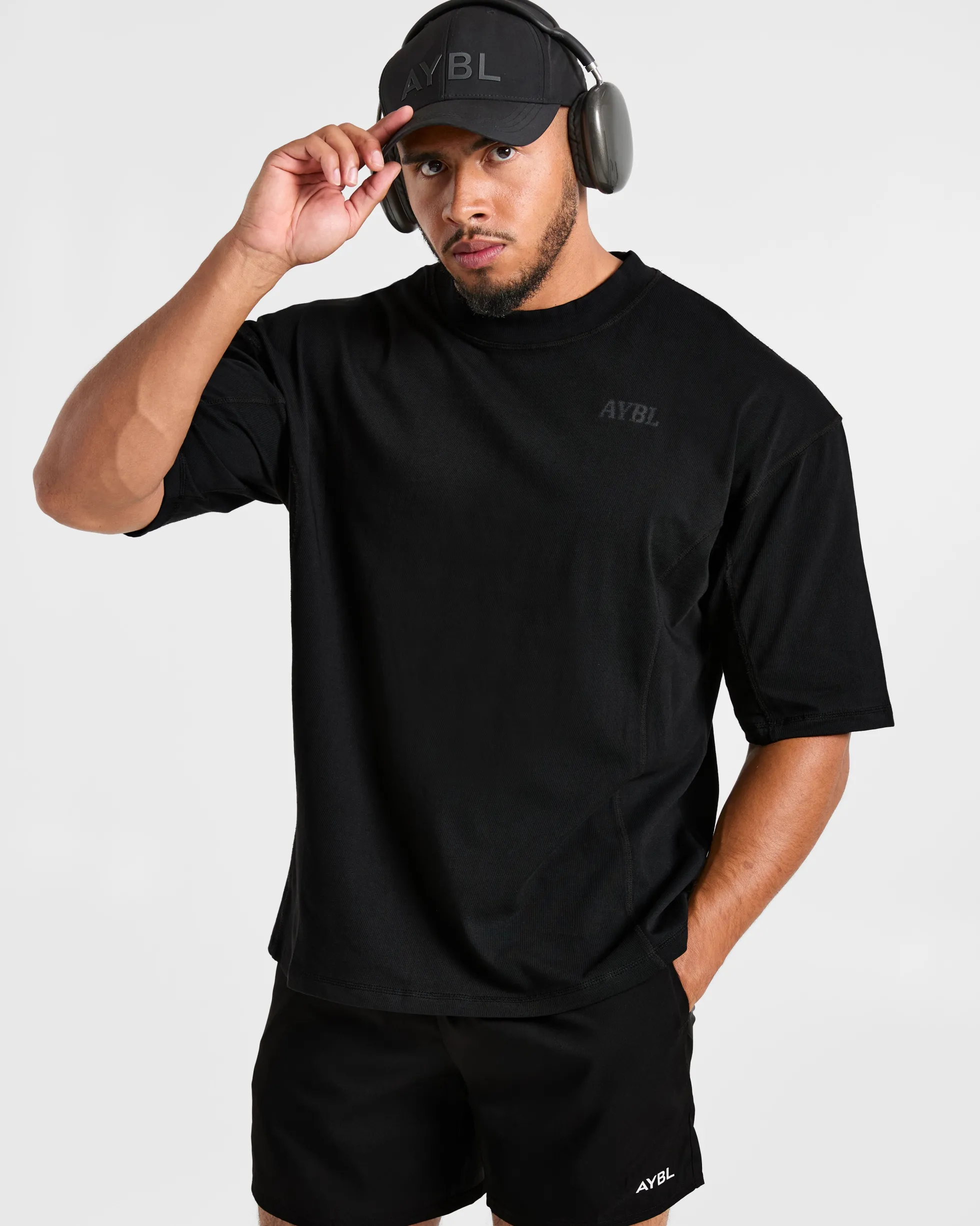Lift Club Distressed Oversized T Shirt