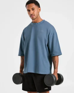 Lift Club Distressed Oversized T Shirt
