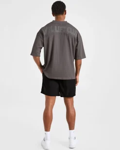 Lift Club Distressed Oversized T Shirt