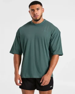 Lift Club Distressed Oversized T Shirt
