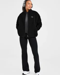 Oversized Zip Up Fleece Jacket