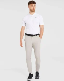 Performance Collarless Polo Shirt