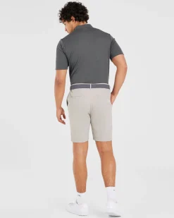 Performance Collarless Polo Shirt