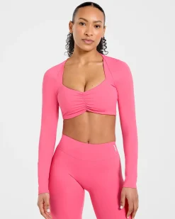 Physique Long Sleeve Crop Top