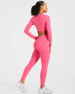 Physique Long Sleeve Crop Top