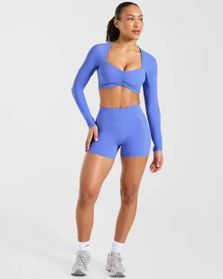 Physique Long Sleeve Crop Top