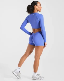 Physique Long Sleeve Crop Top