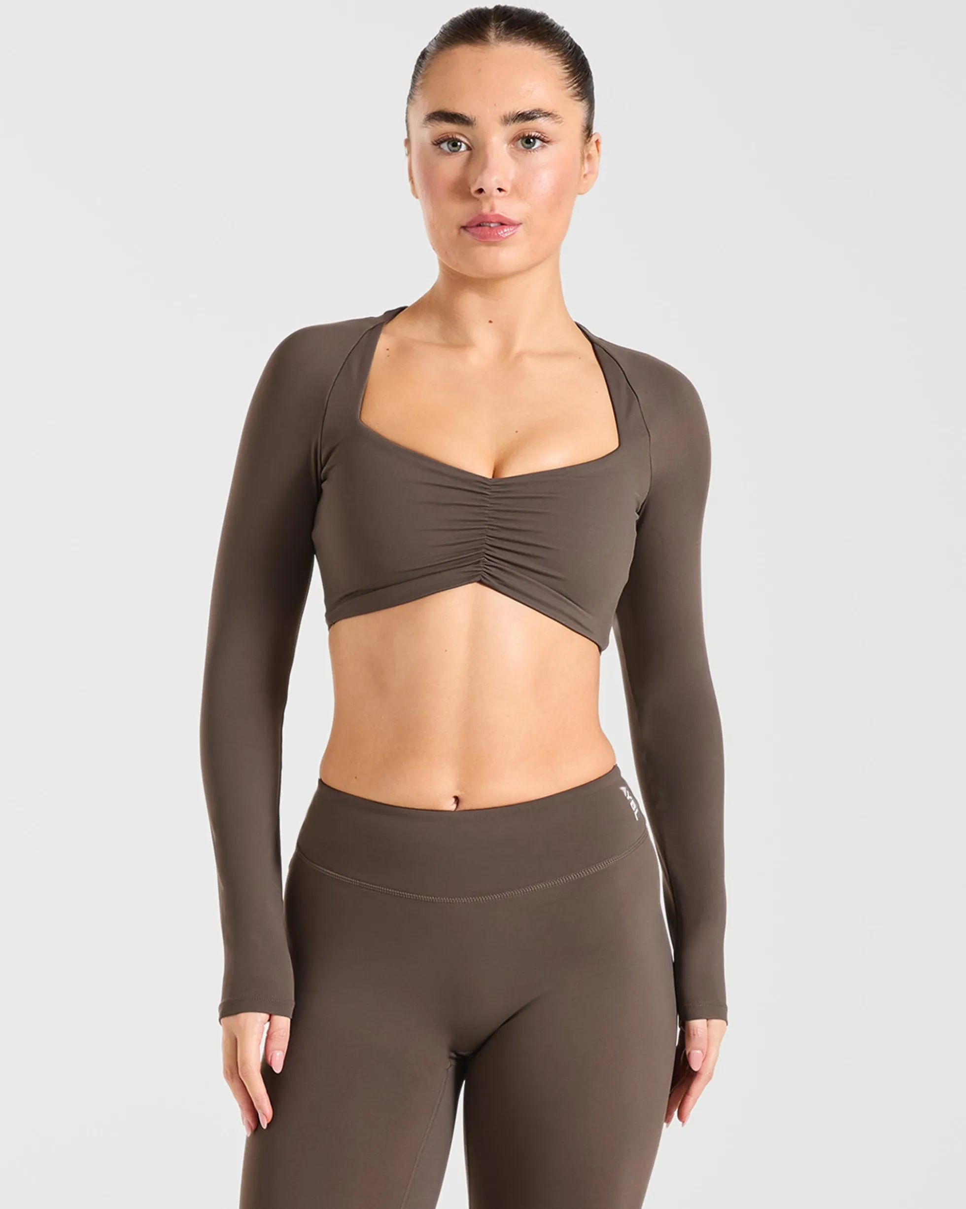 Physique Long Sleeve Crop Top