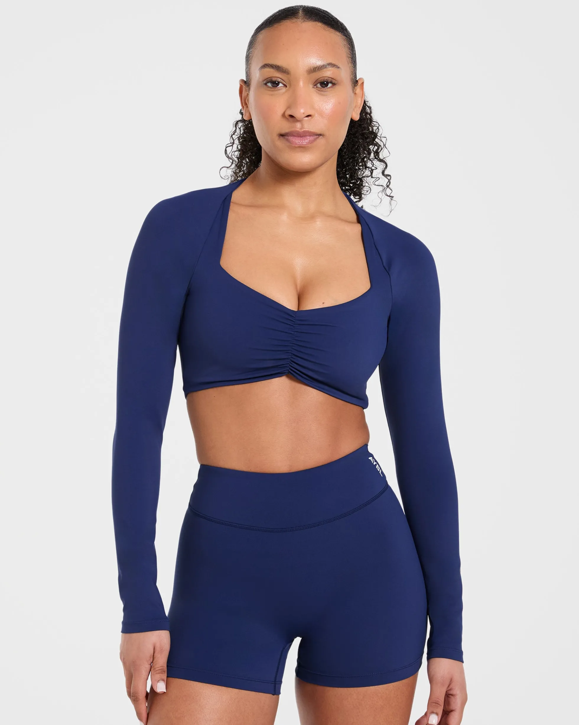 Physique Long Sleeve Crop Top