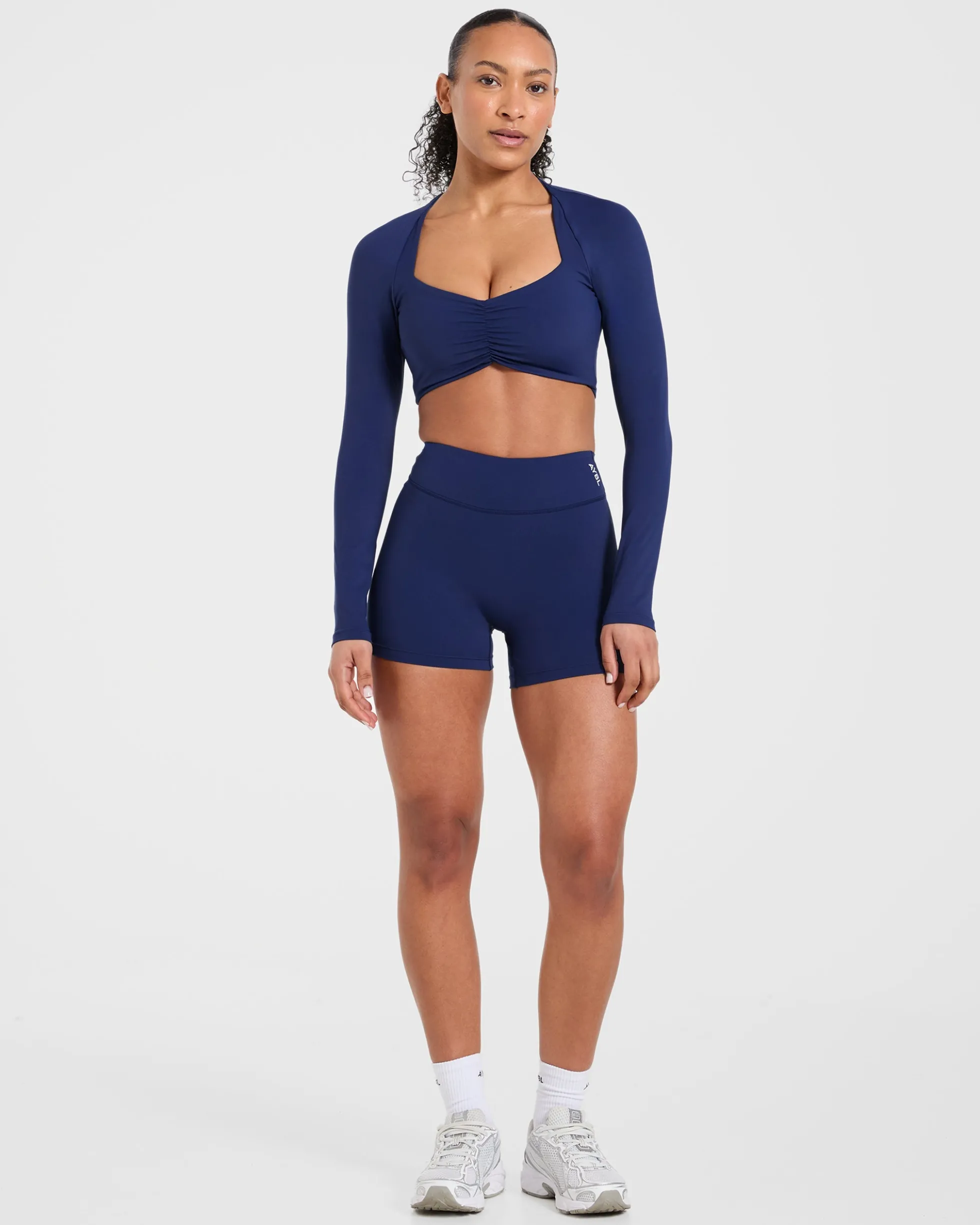 Physique Long Sleeve Crop Top