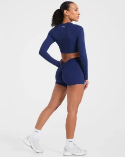 Physique Long Sleeve Crop Top