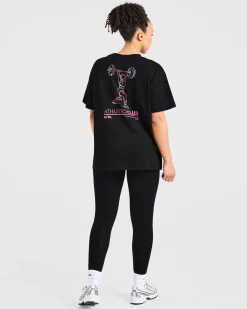 Power Lifting Illustration T Shirt