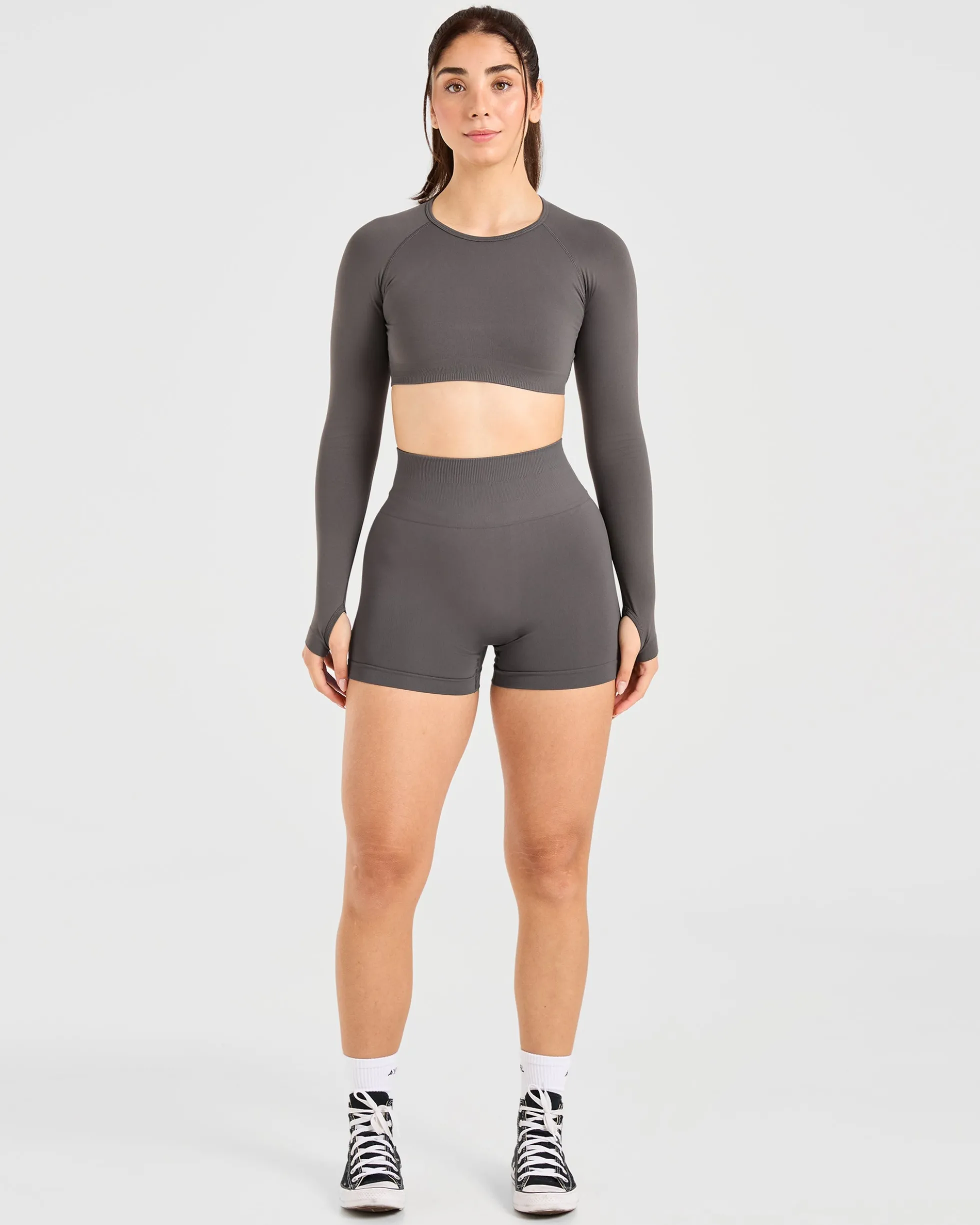 Power Seamless Long Sleeve Crop Top