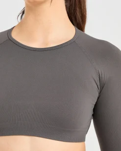 Power Seamless Long Sleeve Crop Top