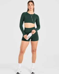 Power Seamless Long Sleeve Crop Top