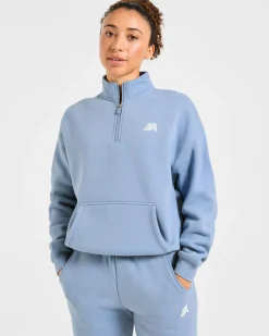 Retro Athletics Oversized 1/4 Zip Pullover